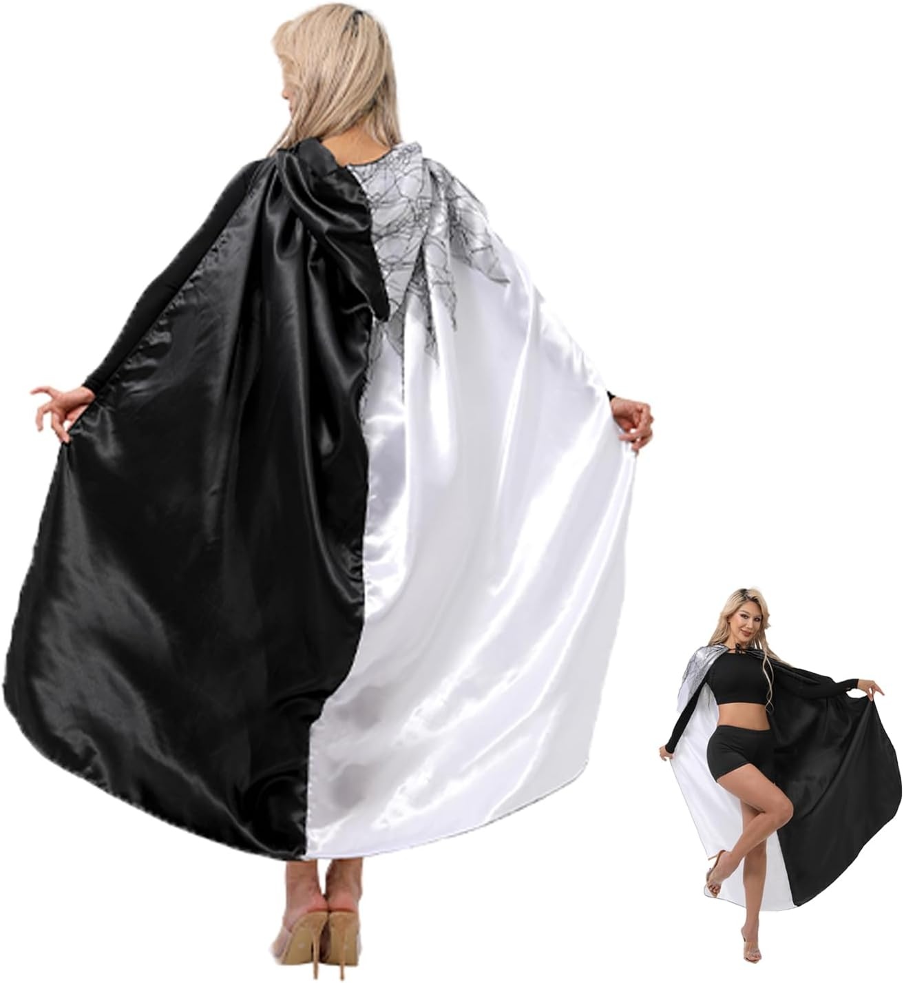 Cruella De Vil Cape Kostuum Dames Volwassenen - 76% Korting!