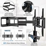 Zware TV Muurbeugel 60-110" 1016mm Uitschuifbaar 125kg - 29% Korting