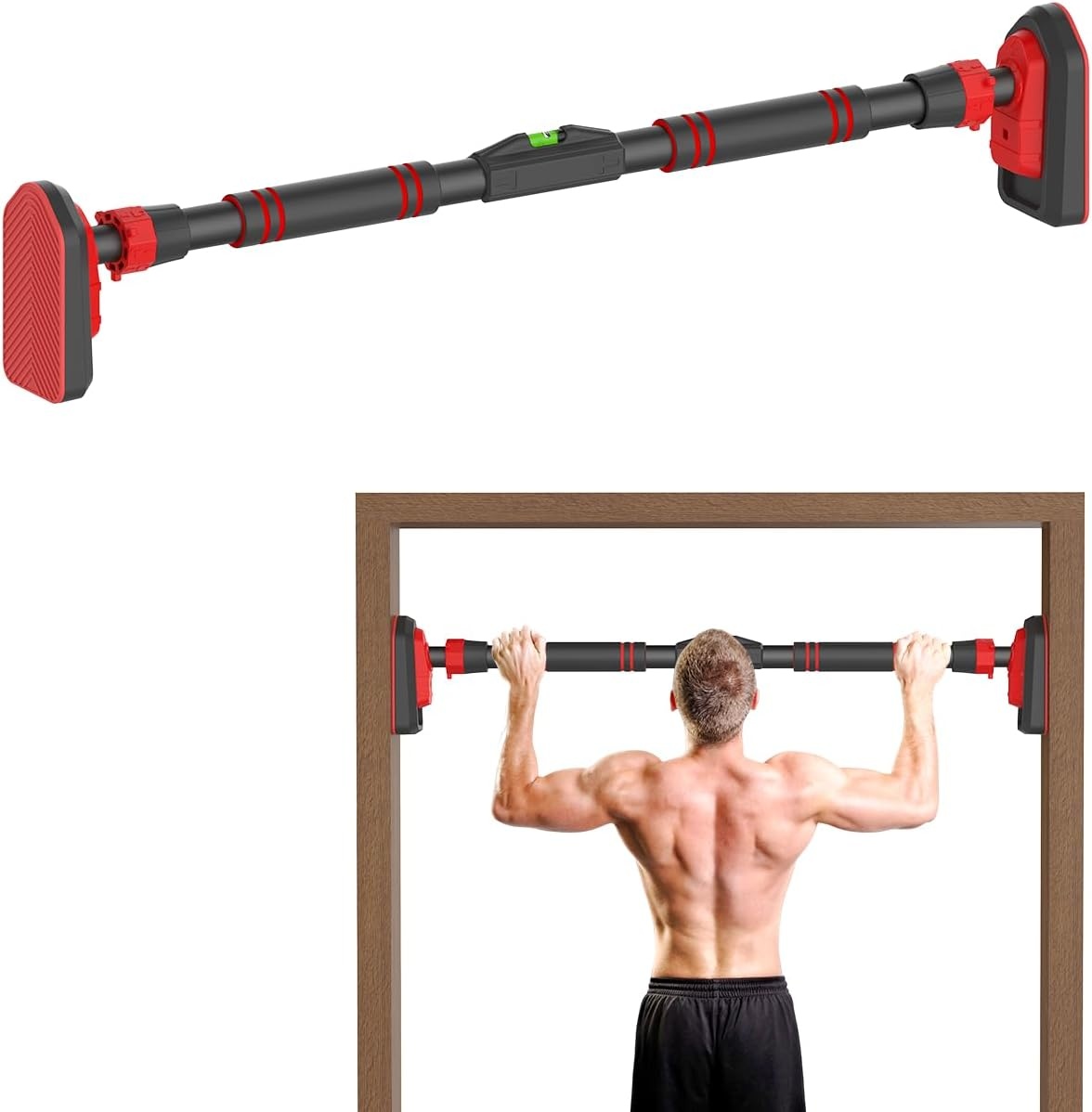 Verstelbare Optrekstang - Zonder Boren - 200kg - 75-94cm Breedte