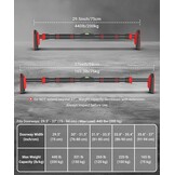Verstelbare Optrekstang - Zonder Boren - 200kg - 75-94cm Breedte