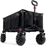 Inklapbare Trolley Zwart | 100kg Draagvermogen | Festivals & Kamperen | -34%