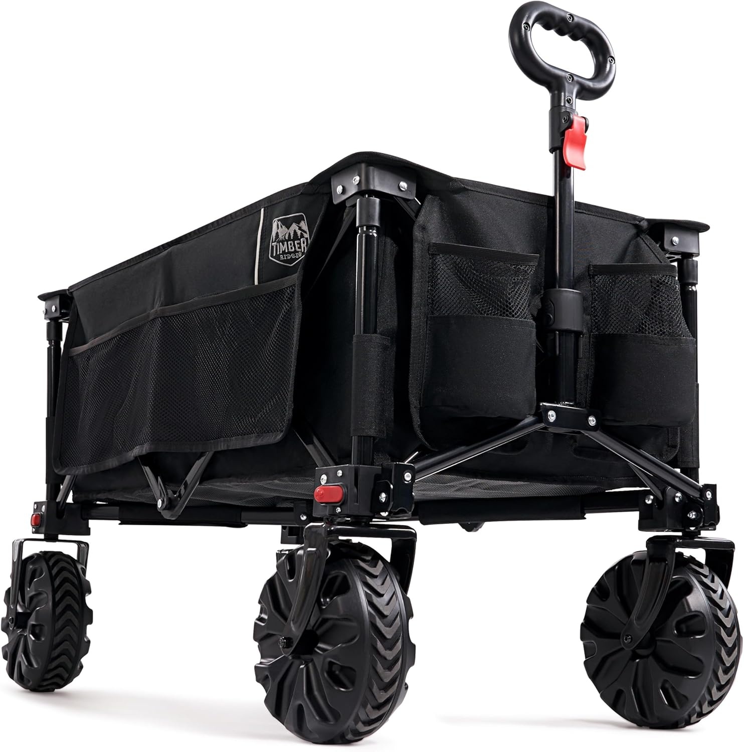 Inklapbare Trolley Zwart | 100kg Draagvermogen | Festivals & Kamperen | -34%