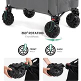 Inklapbare Trolley Zwart | 100kg Draagvermogen | Festivals & Kamperen | -34%