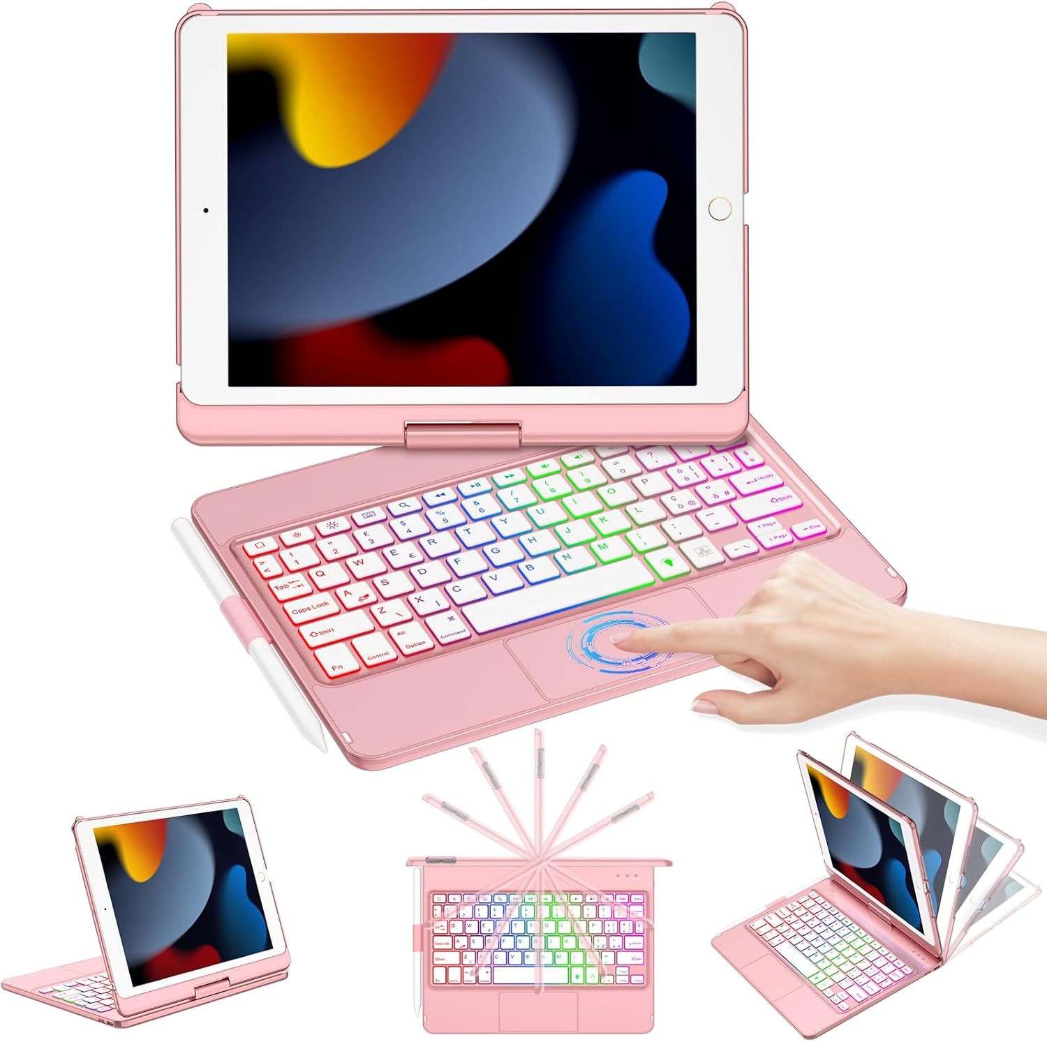 iPad 10.2" Toetsenbordhoes met Trackpad & Achtergrondverlichting | 33% Korting
