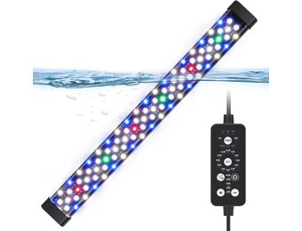 LED Aquariumverlichting 61-109cm | 21W Full Spectrum | 24/7 Timer