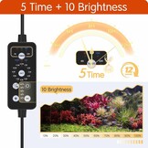 LED Aquariumverlichting 61-109cm | 21W Full Spectrum | 24/7 Timer