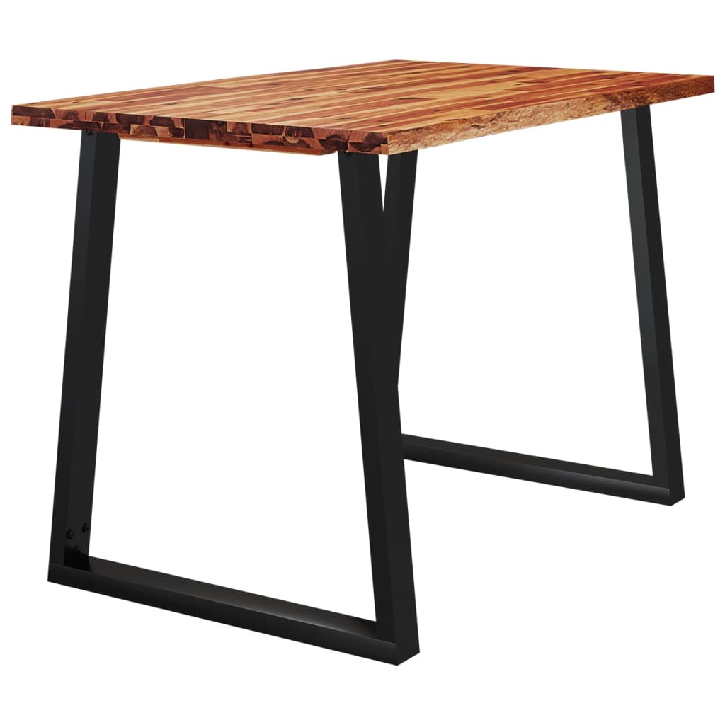 Eettafel Acaciahout met Natuurlijke Rand 110x70 cm - 59% Korting