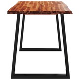 Eettafel Acaciahout met Natuurlijke Rand 110x70 cm - 59% Korting