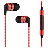 Oordopjes E80C Rood - Hifi Stereo met Microfoon - 33% Korting