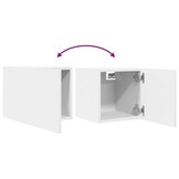 2x TV-wandmeubel 30,5x30x30 cm Wit met 34% Korting