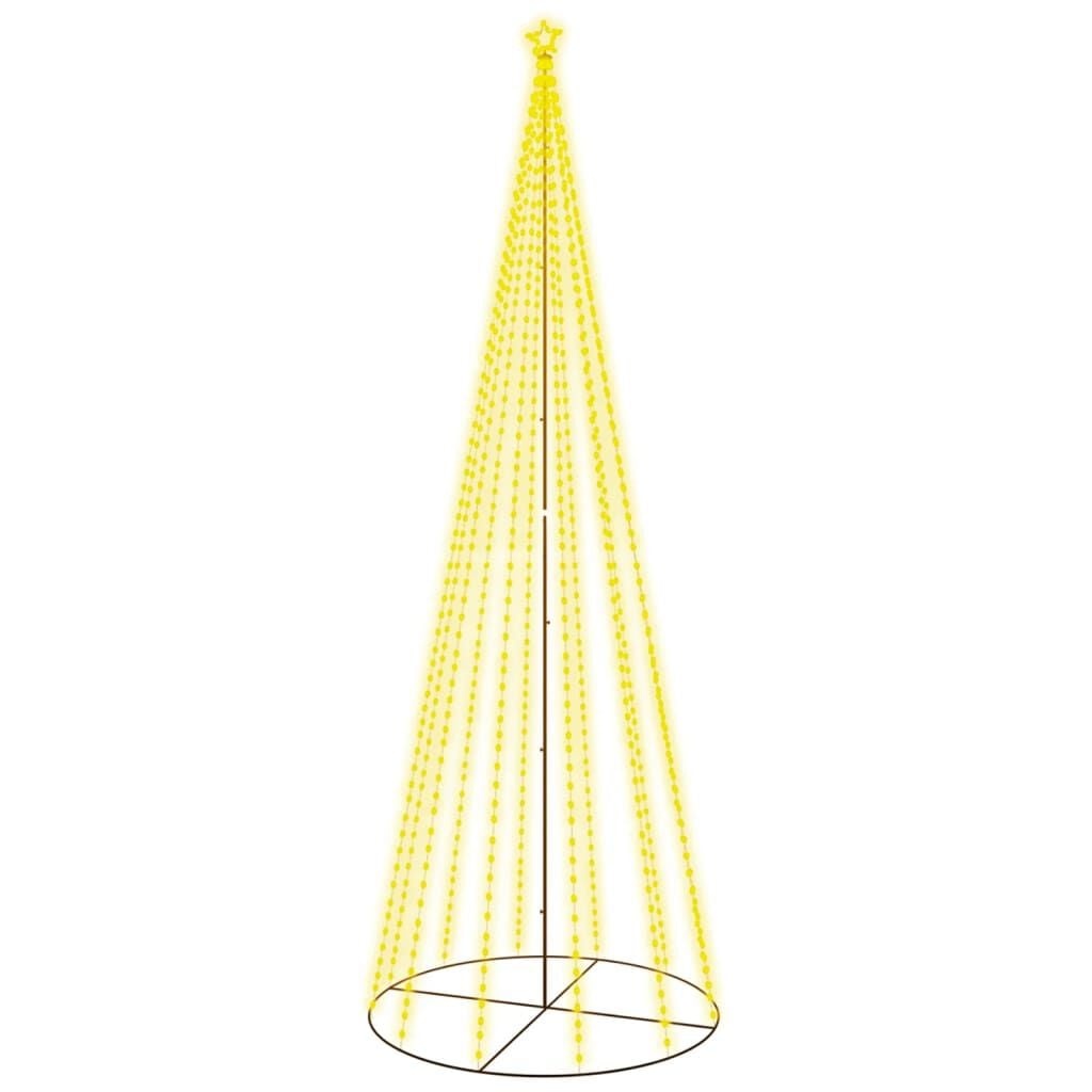 Kegelkerstboom 732 LED's Warmwit 160x500cm - 35% Korting