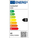 Zwarte LED Hanglamp 100cm | Dimbaar, Kleurinstelling & Afstandsbediening | 29% Korting