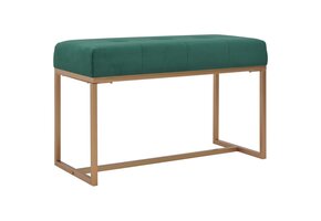 Groen Fluweel Bankje 80cm - Nu 34% Korting!