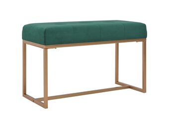 Groen Fluweel Bankje 80cm - Nu 34% Korting!