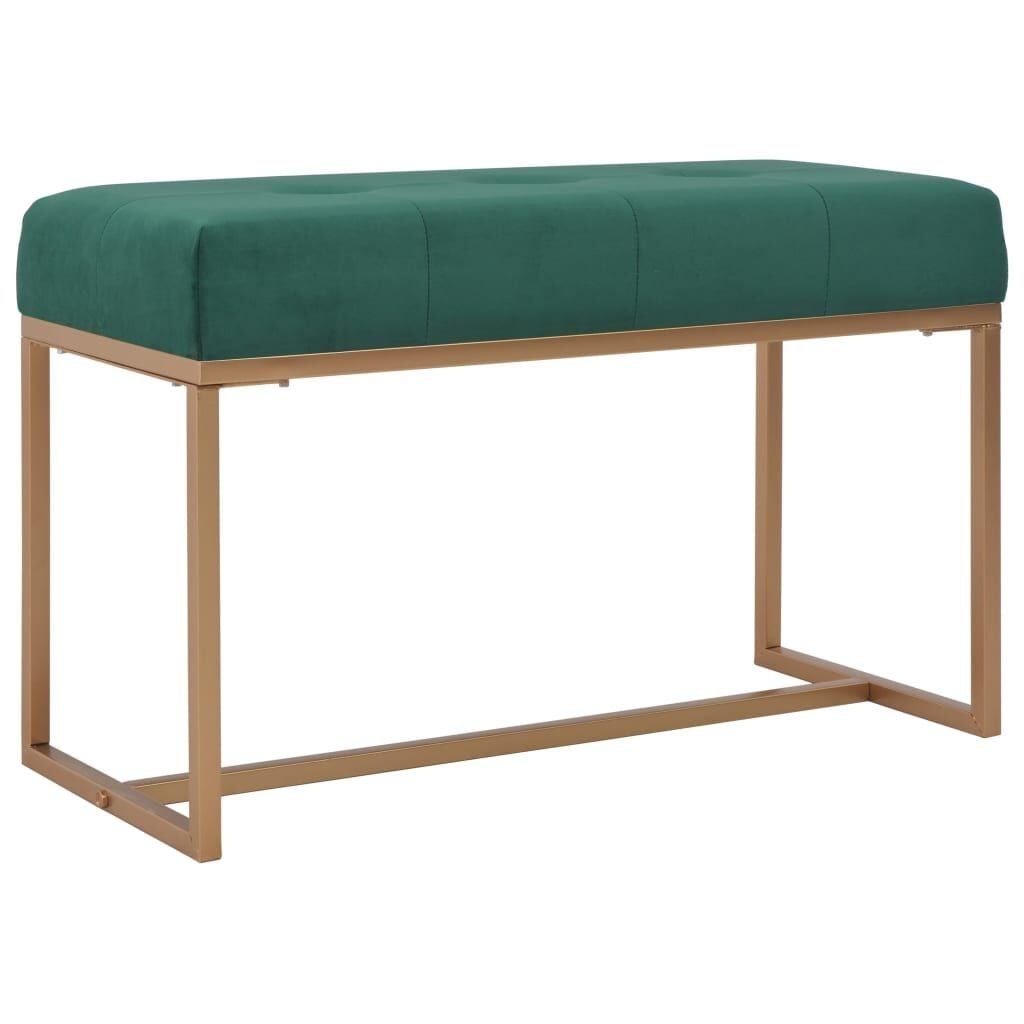 Groen Fluweel Bankje 80cm - Nu 34% Korting!