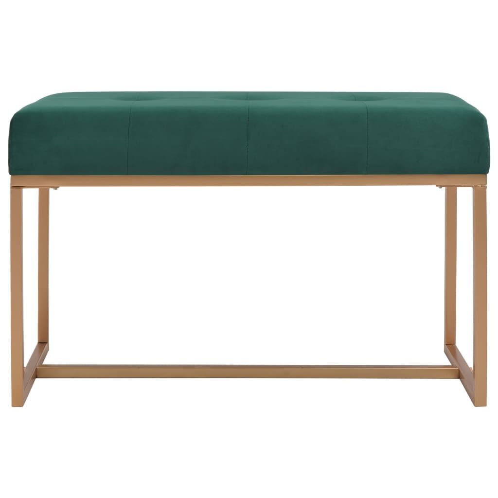 Groen Fluweel Bankje 80cm - Nu 34% Korting!