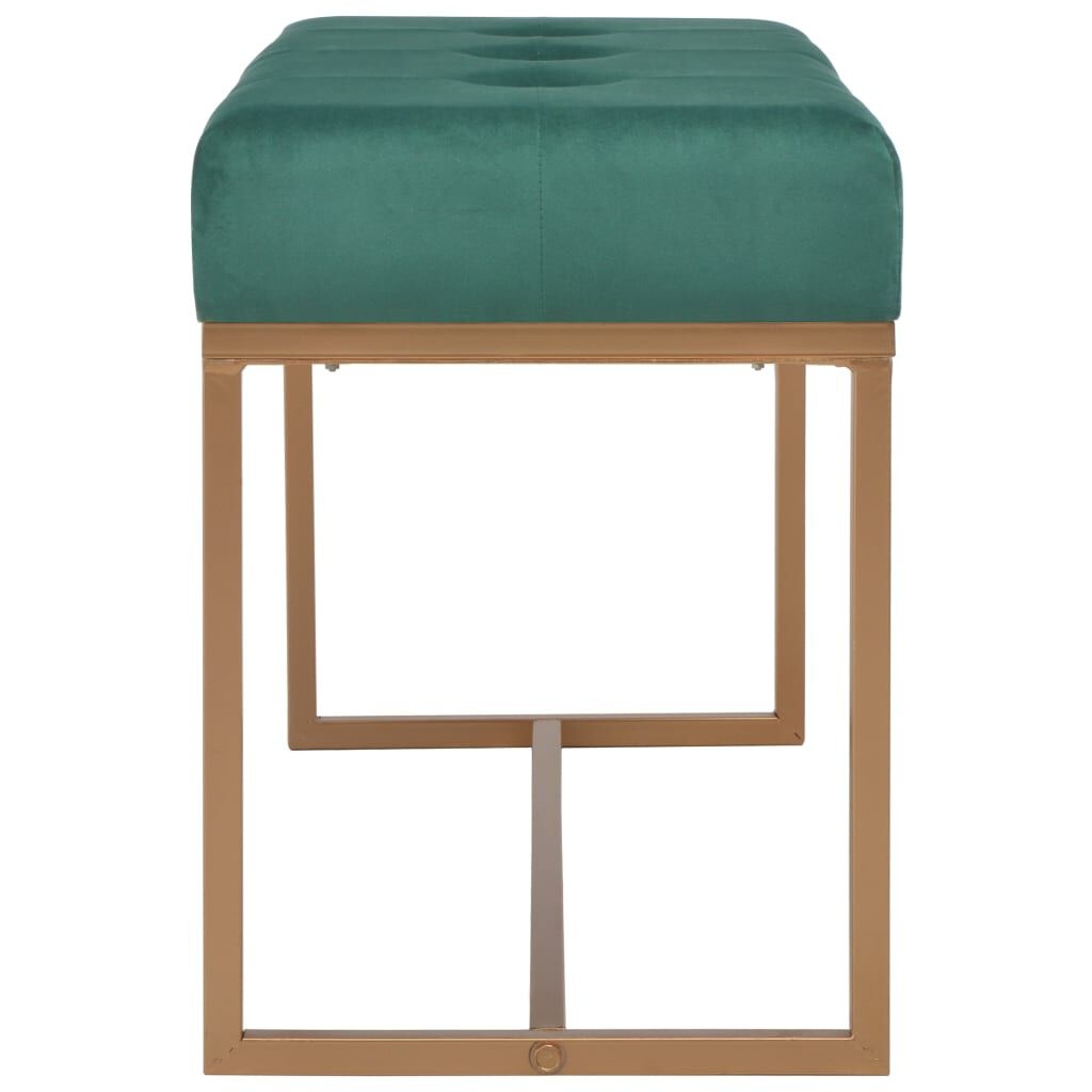 Groen Fluweel Bankje 80cm - Nu 34% Korting!