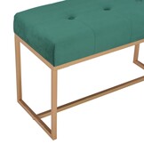 Groen Fluweel Bankje 80cm - Nu 34% Korting!