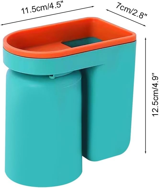 Groene Wand Tandenborstelhouder met Beker & Afvoer - 76% Korting!