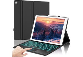 Toetsenbordhoes met Trackpad & Verlichting voor iPad Pro 12.9 (2015-2017) - Zwart (29% Korting)