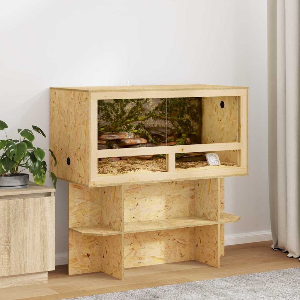 vidaXL Terrarium Bruin 100x50x50cm OSB - 33% Korting
