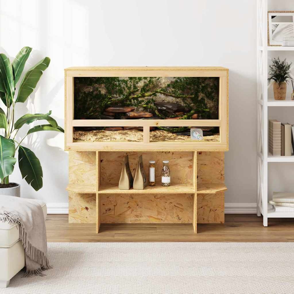 vidaXL Terrarium Bruin 100x50x50cm OSB - 33% Korting