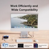 USB-C Hub 9-in-1: 10Gbps Data & 72W Voeding