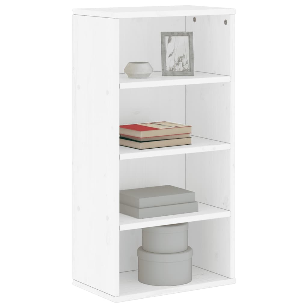 Bijzetkast ODDA Grenenhout Wit - 58% Korting