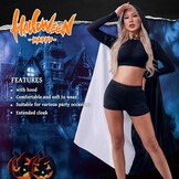 Cruella De Vil Cape Kostuum Dames - 76% Korting!