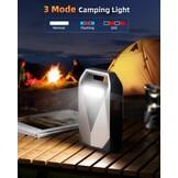 6-in-1 Startbooster Compressor Powerbank 12V Benzine/Diesel 8L 3000A 150PSI 20000mAh LCD QC3.0 LED - 29% Korting!