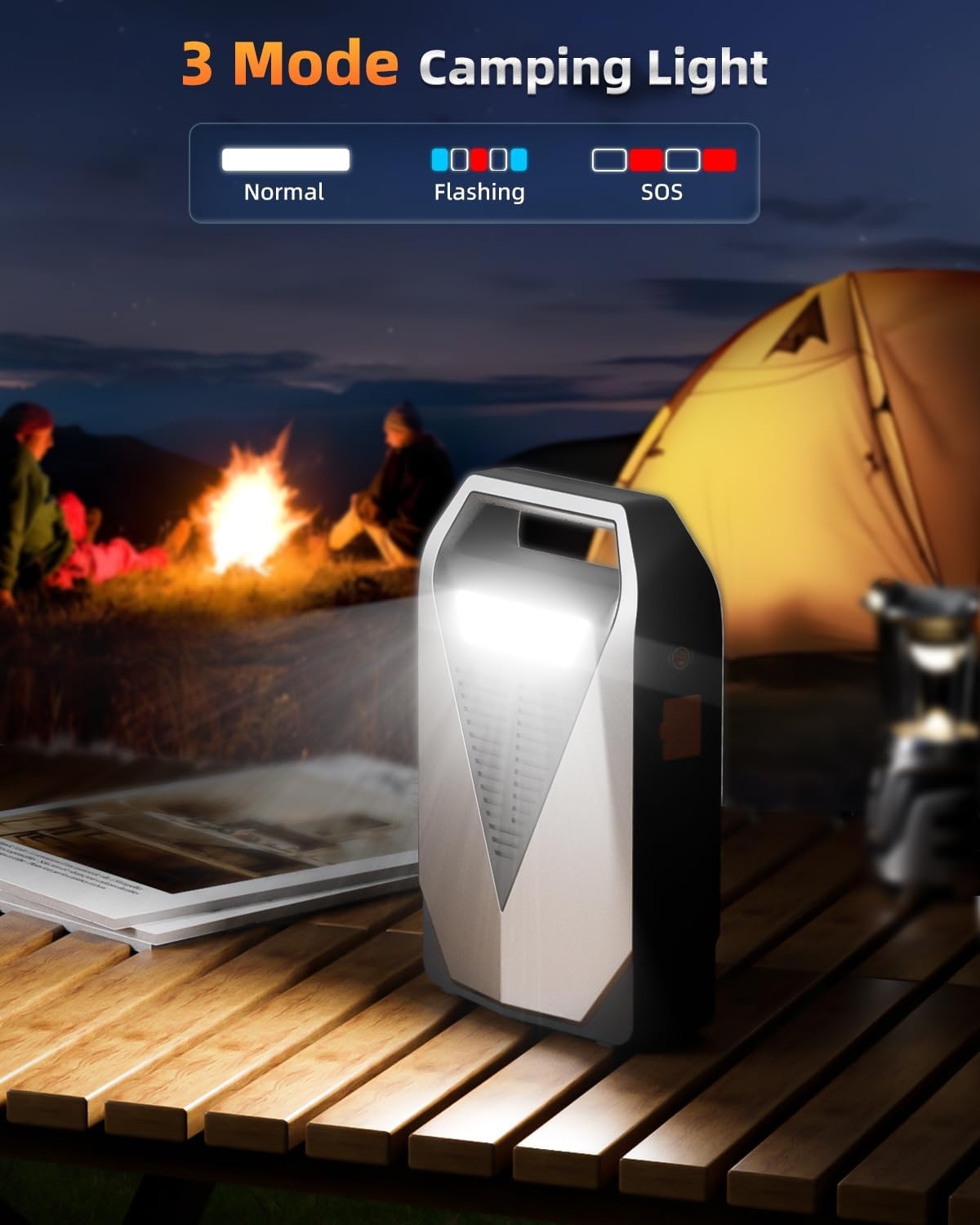 6-in-1 Startbooster Compressor Powerbank 12V Benzine/Diesel 8L 3000A 150PSI 20000mAh LCD QC3.0 LED - 29% Korting!
