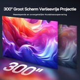 Smart 4K Beamer - 28000 Lumen, Autofocus, 300" Scherm & Netflix - 59% Korting