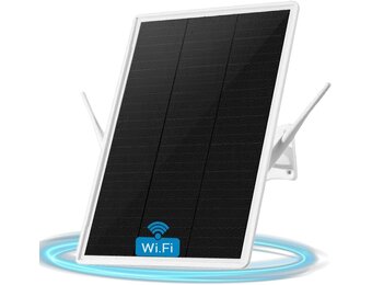 Draadloze WiFi Versterker Buiten - Zonne-energie, 100m Bereik (29% Korting)