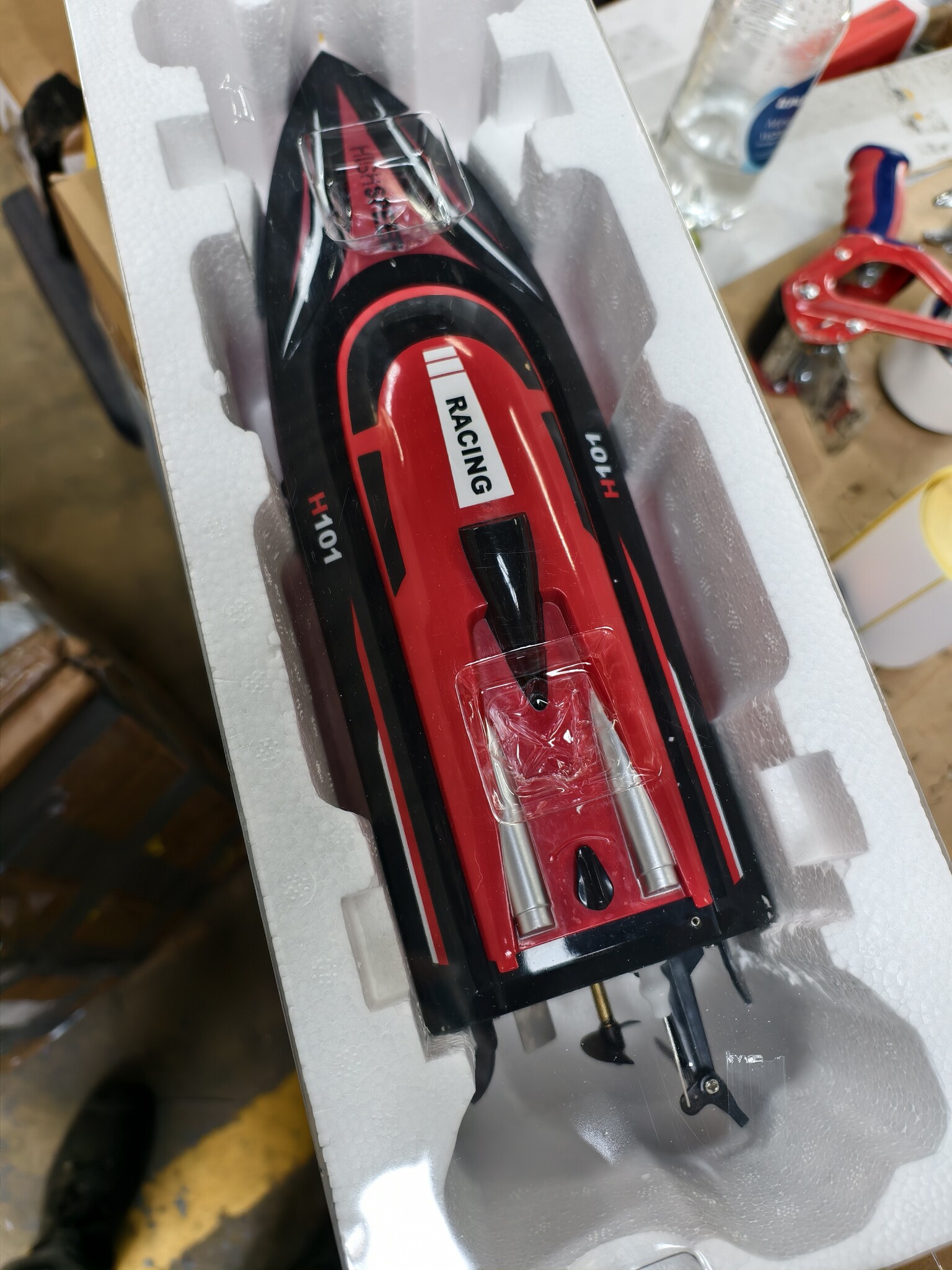 Snelle RC Speedboot H101 Rood | 35 km/u | 45cm | 59% Korting
