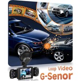 4-Kanaals Dashcam 360° Auto - FHD 1080p - 29% Korting