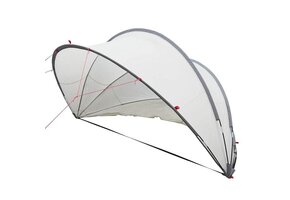 vidaXL Zwembadkoepel Grijs/Oranje 336x322x160 cm - 34% Korting!