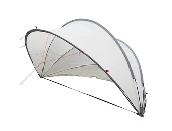vidaXL Zwembadkoepel Grijs/Oranje 336x322x160 cm - 34% Korting!