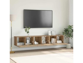 Bruine TV-kast van Bewerkt Hout - 60x30x30 cm (34% Korting)
