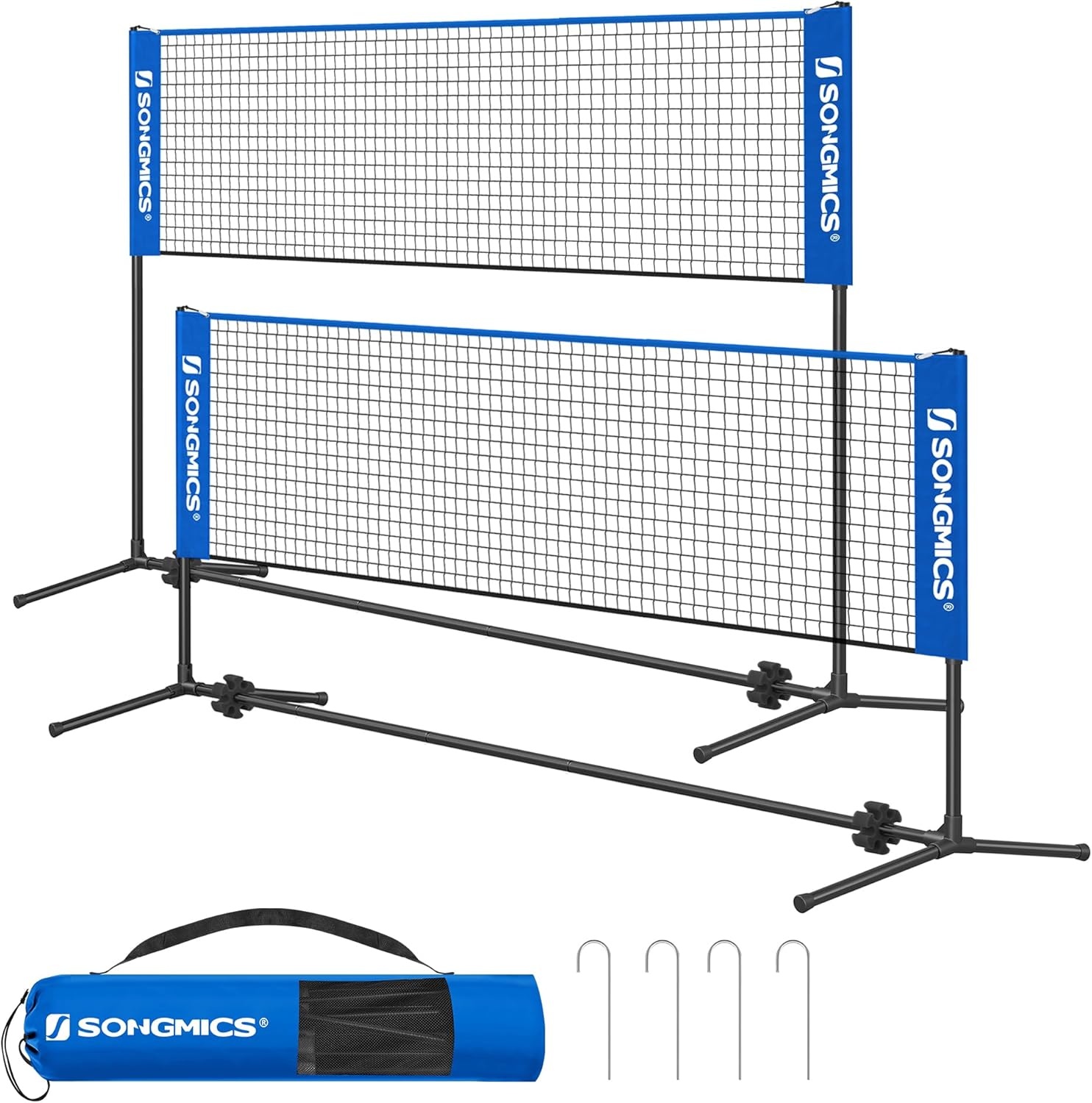 Verstelbaar Sportnet - Blauw - 300cm - 33% Korting