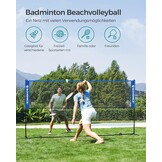 Verstelbaar Sportnet - Blauw - 300cm - 33% Korting