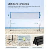 Verstelbaar Sportnet - Blauw - 300cm - 33% Korting
