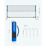 Verstelbaar Sportnet - Blauw - 300cm - 33% Korting