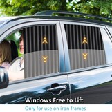 Universele Auto Zonneschermen Zwart 4 Stuks - 28% Korting