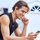 Beengeleiding Sportkoptelefoon Zwart - 33% Korting
