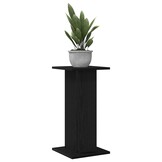 vidaXL Luidspreker Standaards met Plank (2 stuks) Zwart Eiken - 53% Korting