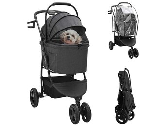 Opvouwbare Huisdierenwagen Zwart - 34% Korting!