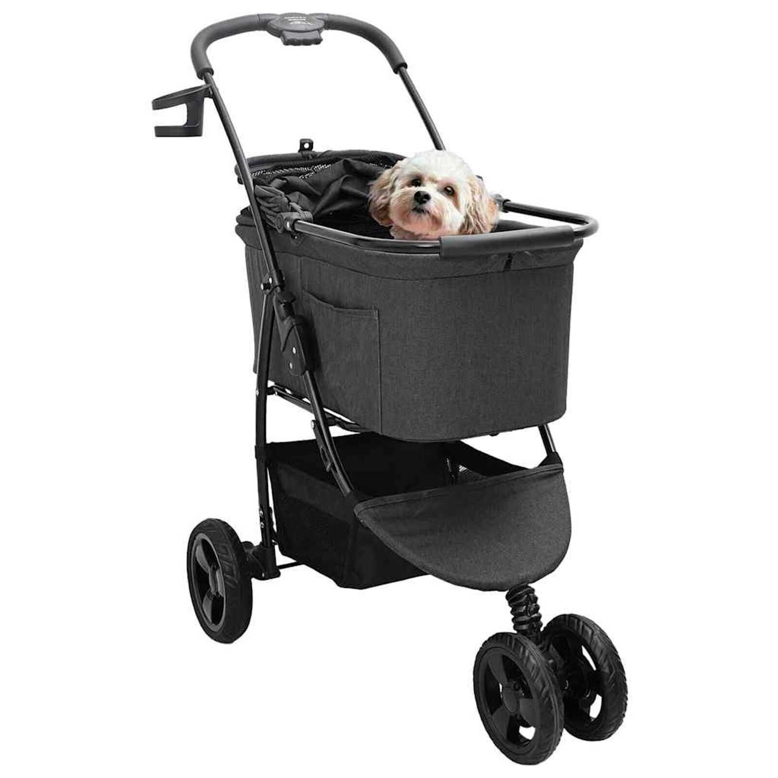 Opvouwbare Huisdierenwagen Zwart - 34% Korting!