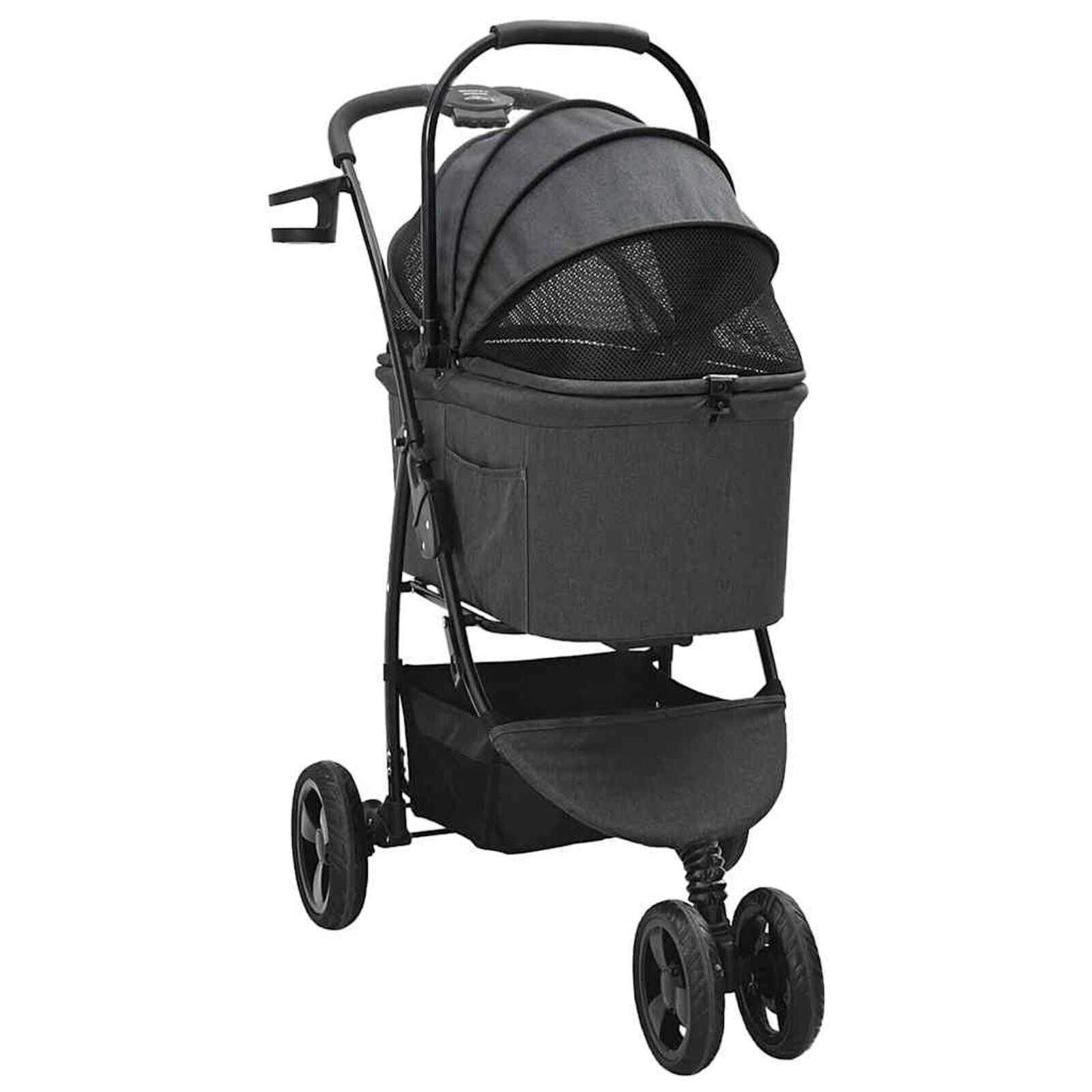 Opvouwbare Huisdierenwagen Zwart - 34% Korting!