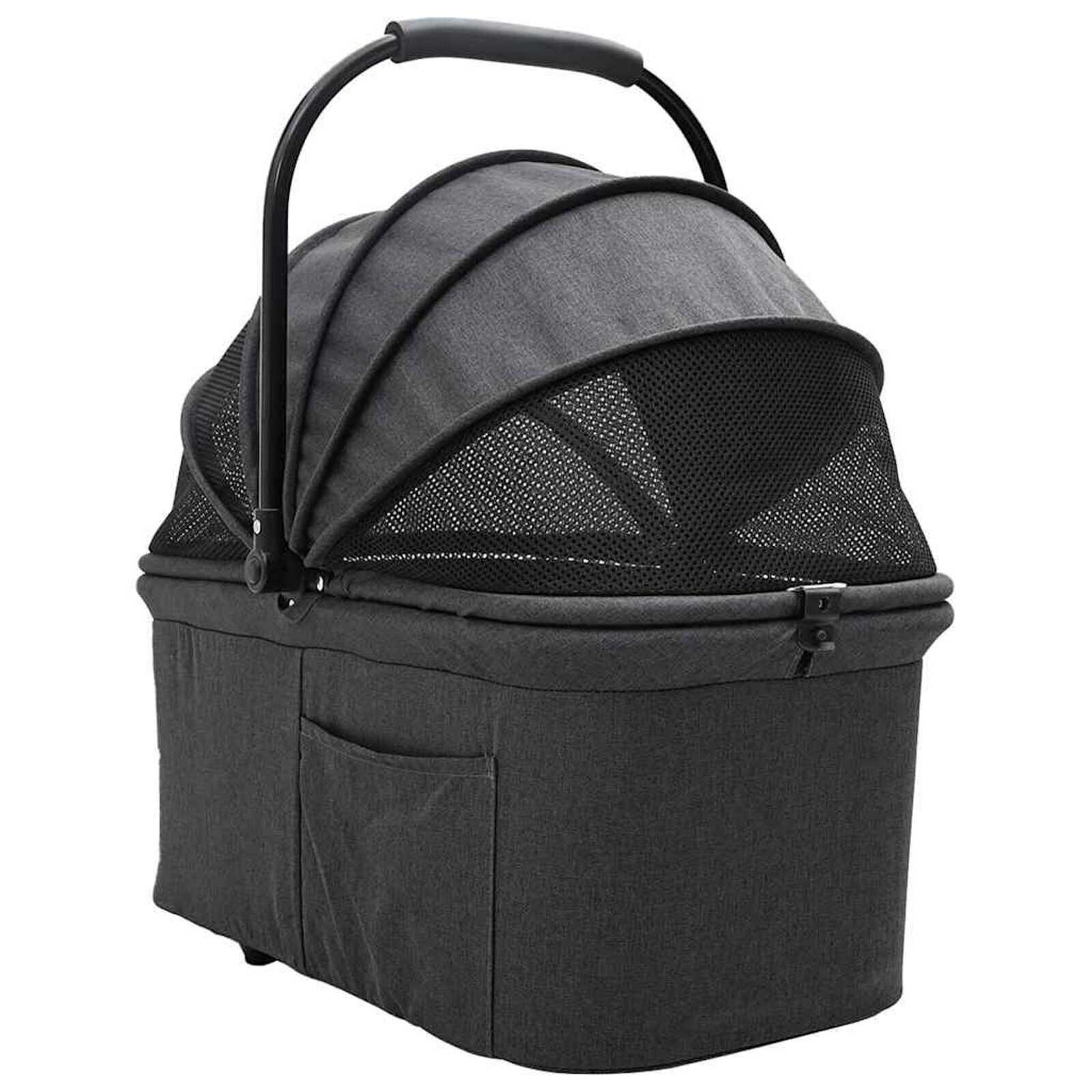 Opvouwbare Huisdierenwagen Zwart - 34% Korting!