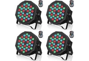 LED Podiumspots Set van 4: Draadloos & Oplaadbaar met 52% Korting